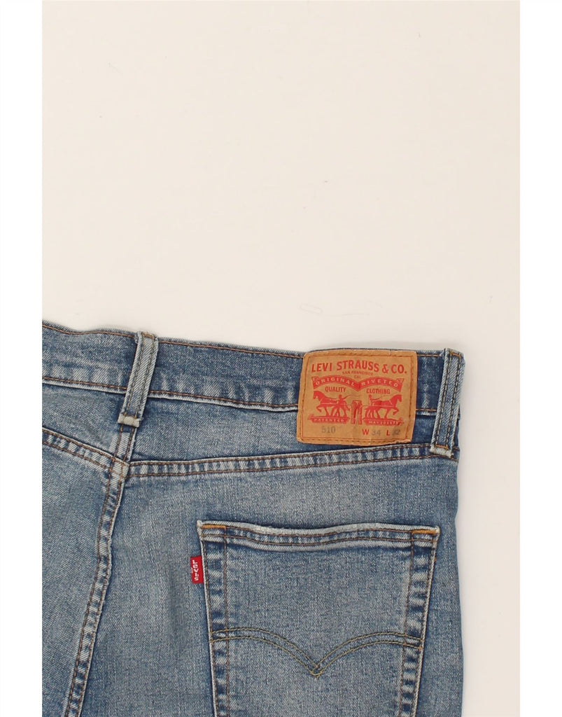 LEVI'S Mens 510 Skinny Jeans W34 L32 Blue Cotton | Vintage Levi's | Thrift | Second-Hand Levi's | Used Clothing | Messina Hembry 