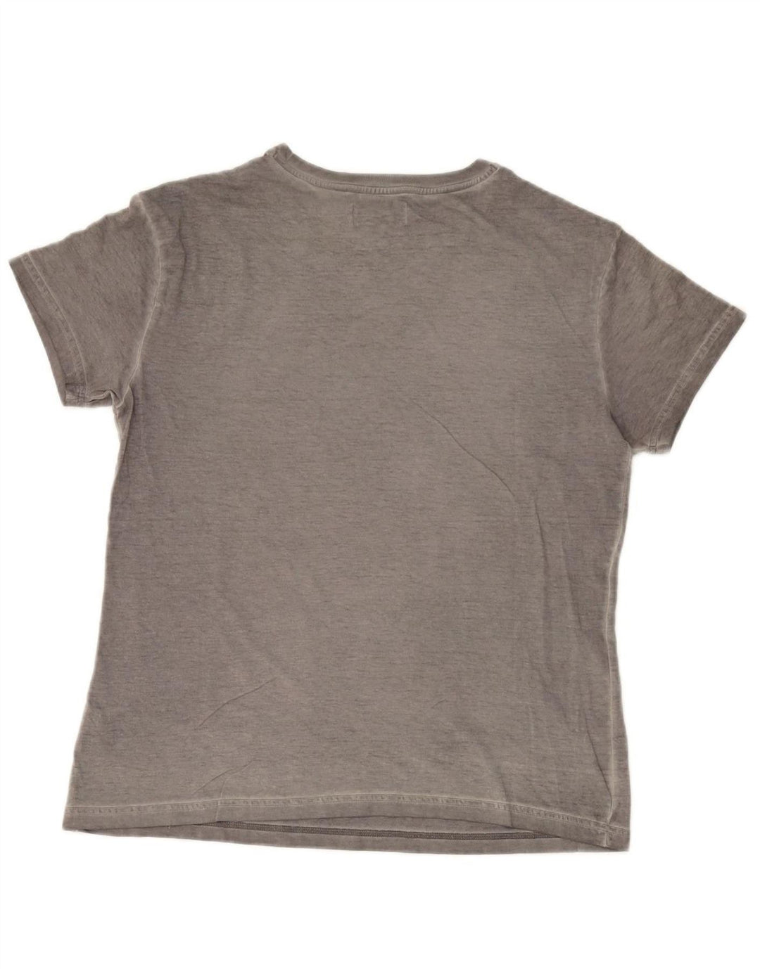 ADIDAS Womens Graphic T-Shirt Top UK 14 Large Grey