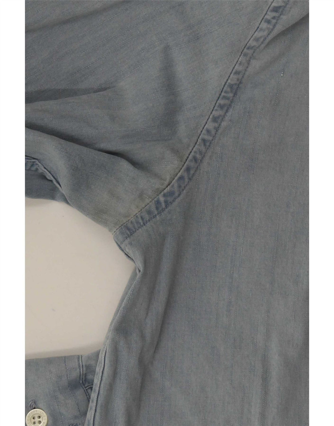 Lyle & Scott Mens Shirt Medium Blue Cotton