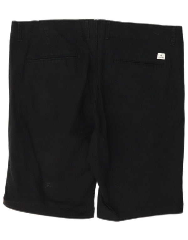 Jack & Jones Mens Chino Shorts XL W38 Black Cotton