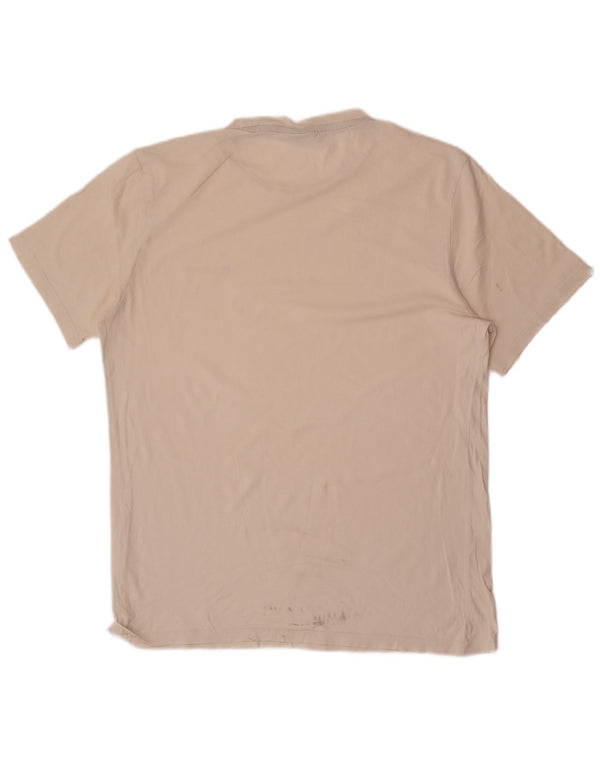 Champion Mens T-Shirt Top 2XL Off White