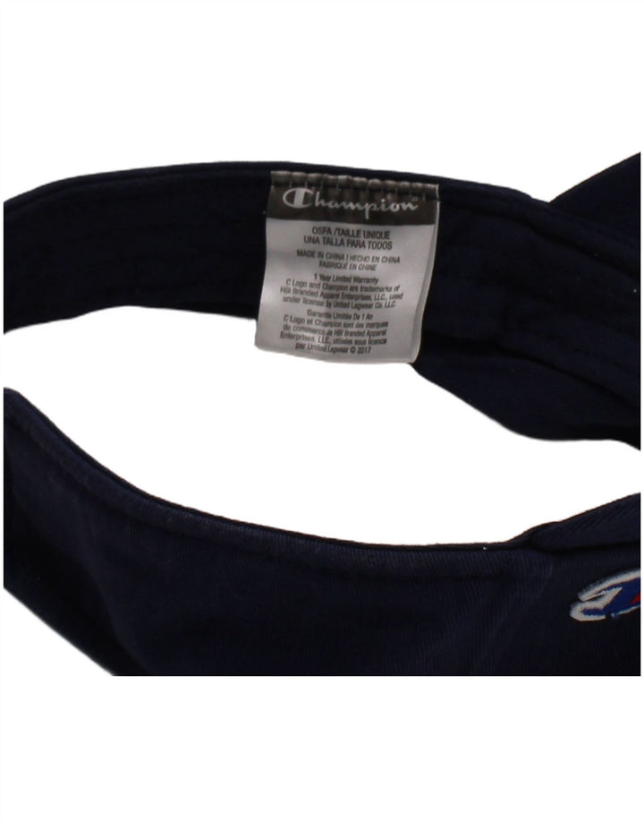Champion Womens Visor Cap One Size Navy Blue Cotton