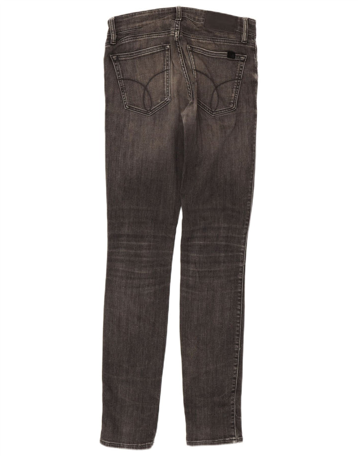 Calvin Klein Womens Skinny Jeans W28 L33 Grey