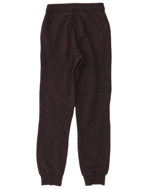 Jack Wills Womens Tracksuit Trousers Joggers UK 8 Small Black Cotton