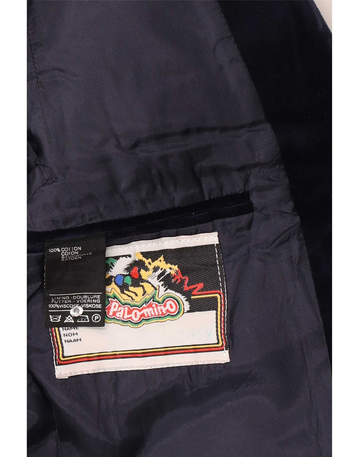 Palomino Boys 2 Button Blazer Jacket 11-12 Years Navy Blue Cotton