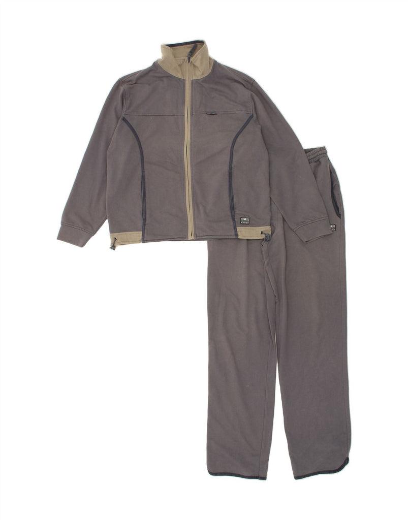 LOTTO Womens Full Tracksuit UK 12 Medium Grey Cotton Vintage Lotto and Second-Hand Lotto from Messina Hembry 