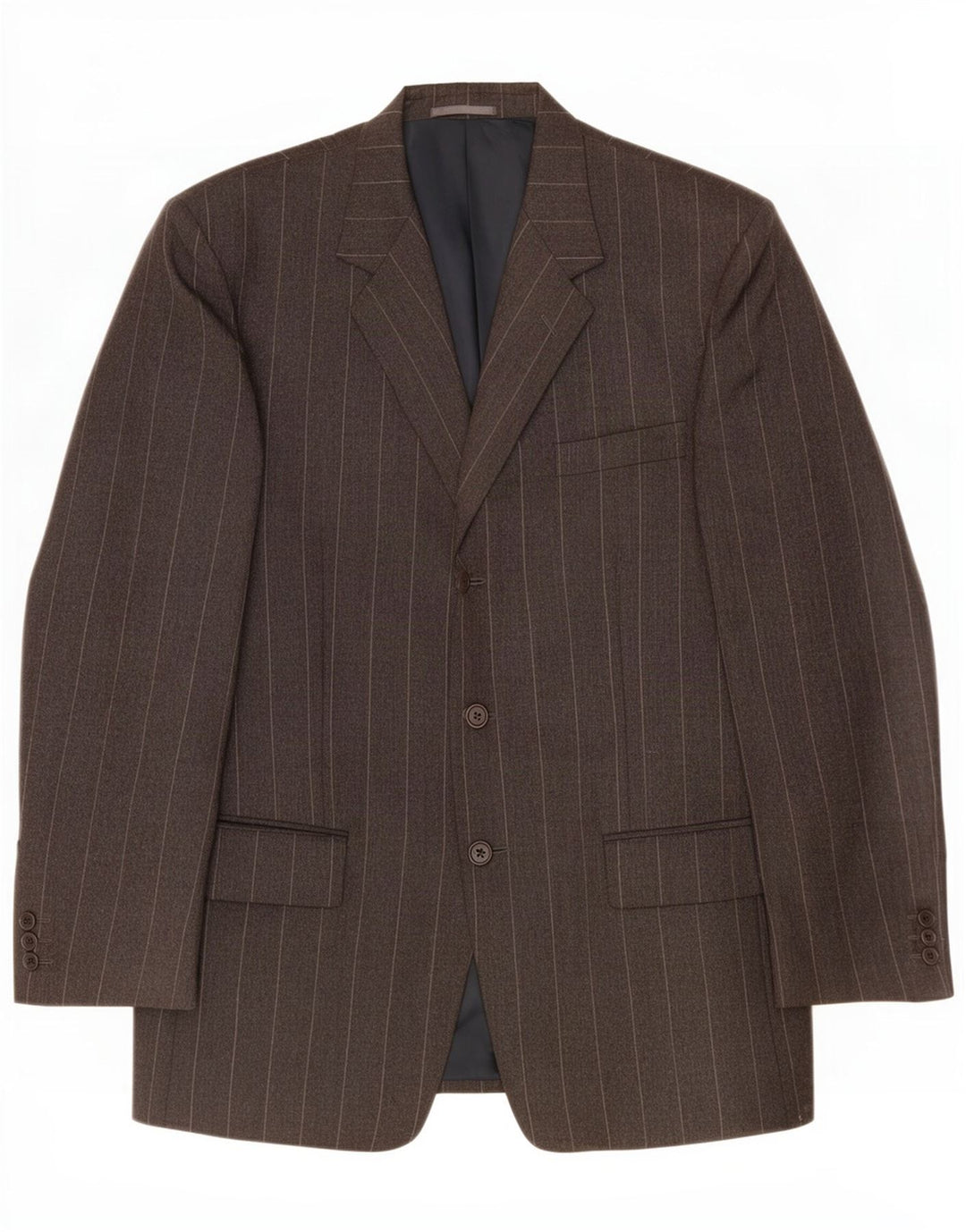 Paul Smith Mens 3 Button Blazer Jacket UK 40 Large Grey Pinstripe Wool