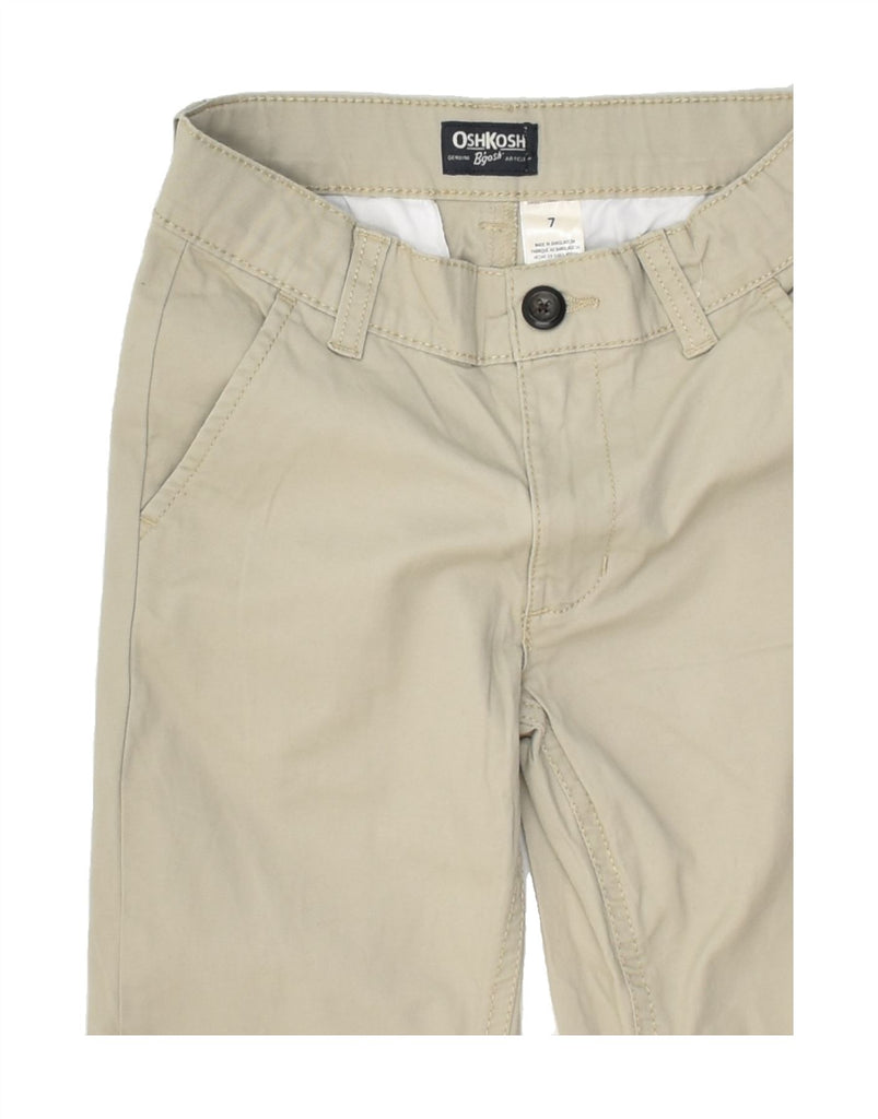 OSH KOSH Boys Slim Chino Trousers 6-7 Years W22 L21  Beige Cotton | Vintage Osh Kosh | Thrift | Second-Hand Osh Kosh | Used Clothing | Messina Hembry 