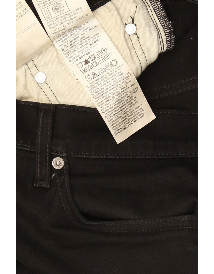 Levi's Mens 511 Slim Jeans W33 L29 Black Cotton