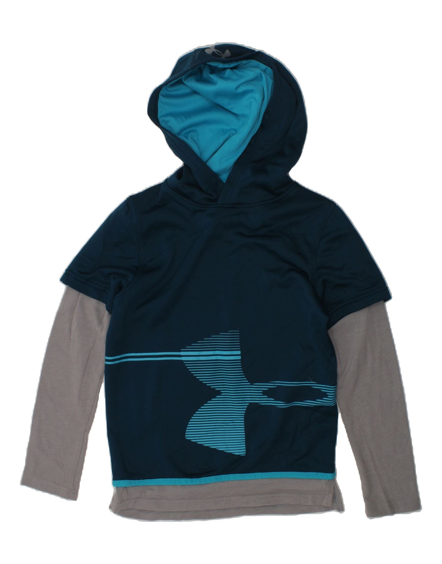 Under armour hoodie 2024 blue kids