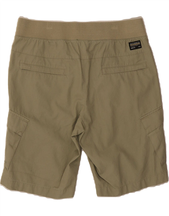 NIKE Womens Cargo Shorts Large W34 Khaki Cotton Vintage Nike and Second-Hand Nike from Messina Hembry 