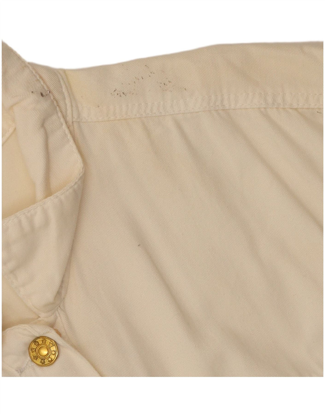 Reprise Womens Denim Gilet UK 16 Large Off White