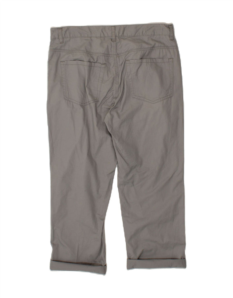 MICHAEL KORS Mens Straight Cropped Trousers W34 L23 Grey Cotton Vintage Michael Kors and Second-Hand Michael Kors from Messina Hembry 