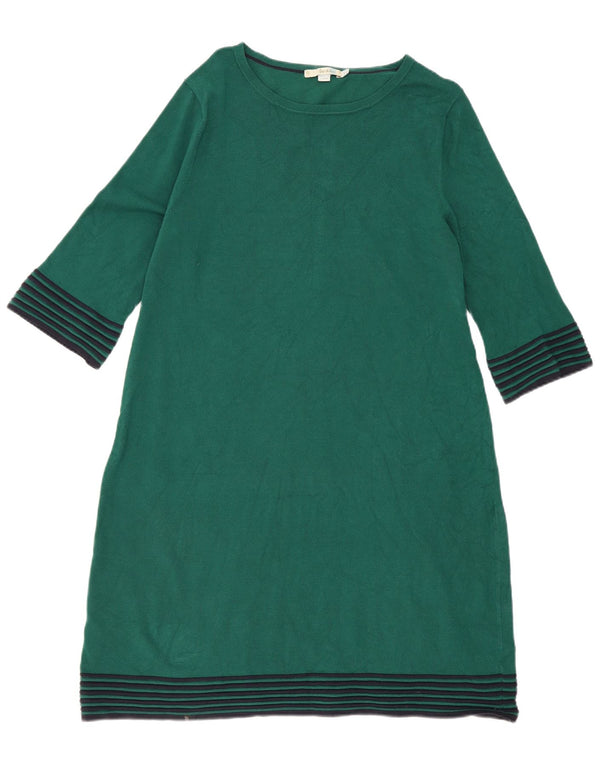 Boden Womens 3/4 Sleeve Jumper Dress UK 22 3XL Green Striped