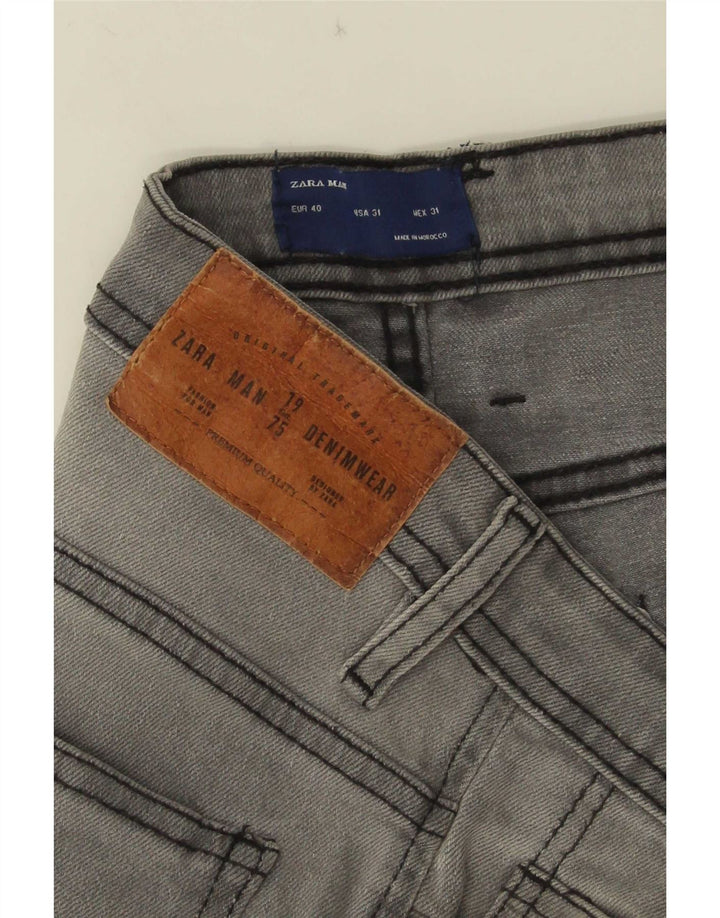 Zara Mens Skinny Jeans EU 40 Medium W31 L29 Grey
