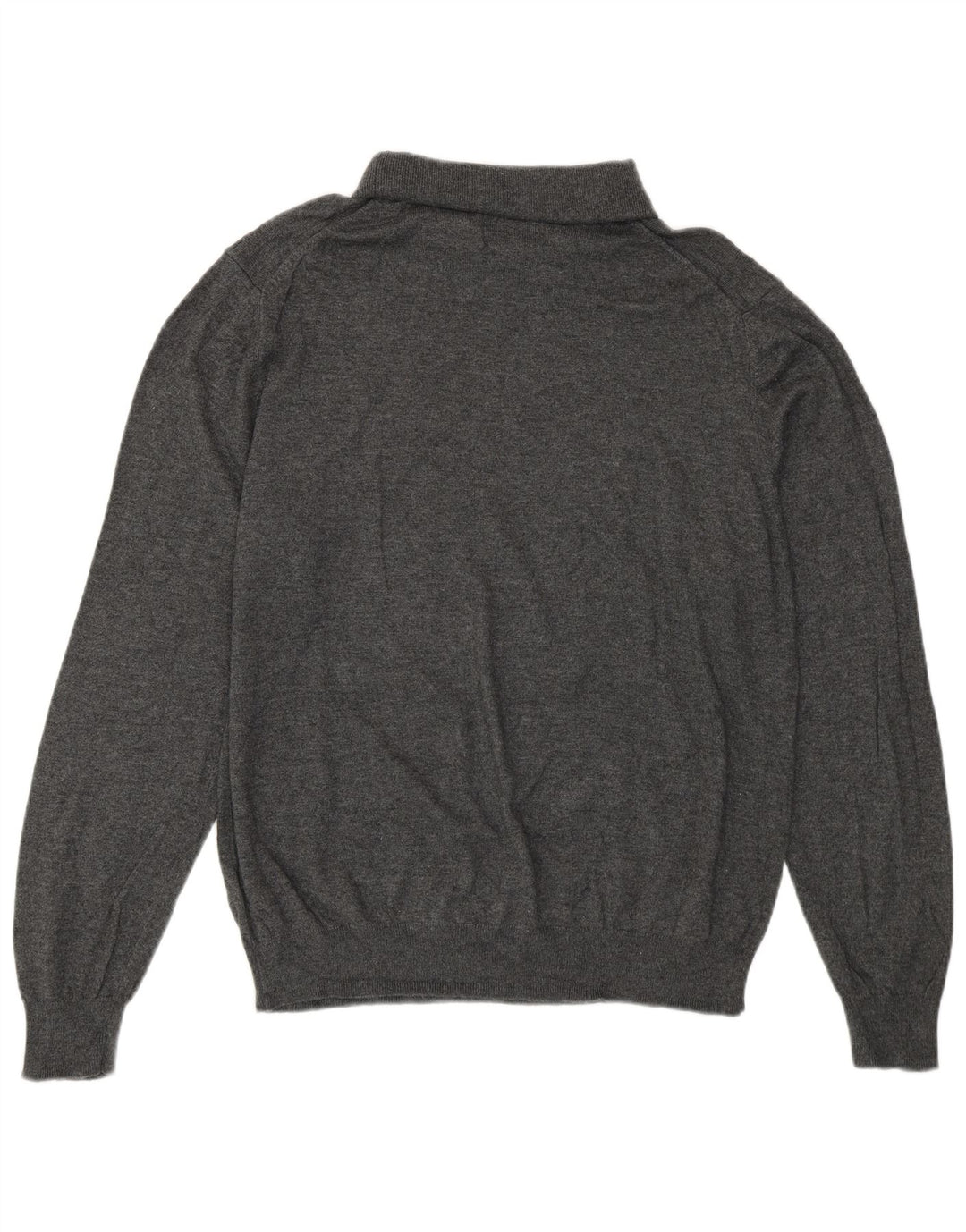 Marks & Spencer Womens Roll Neck Jumper Sweater UK 14 Large Grey
