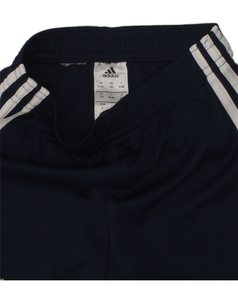 ADIDAS Boys FC Bayern Munchen Sport Shorts 5-6 Years Navy Blue | Vintage Adidas | Thrift | Second-Hand Adidas | Used Clothing | Messina Hembry 