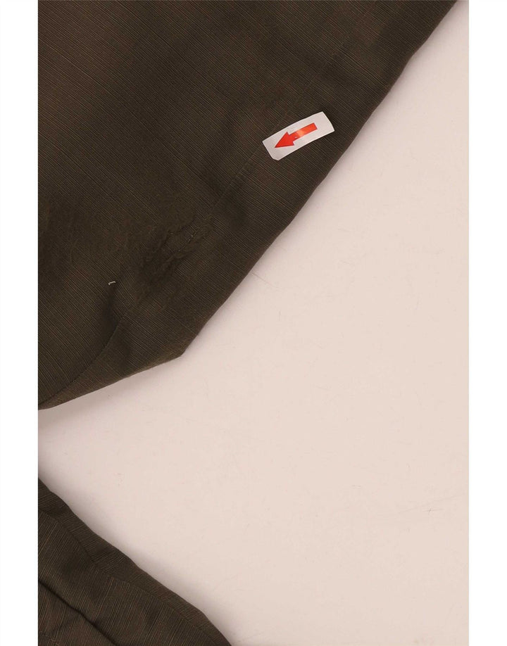 The North Face Womens Hooded Oversized Windbreaker Jacket UK 10 Small Khaki