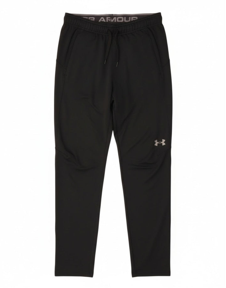 Under Armour Mens Tracksuit Trousers Medium Black Polyester