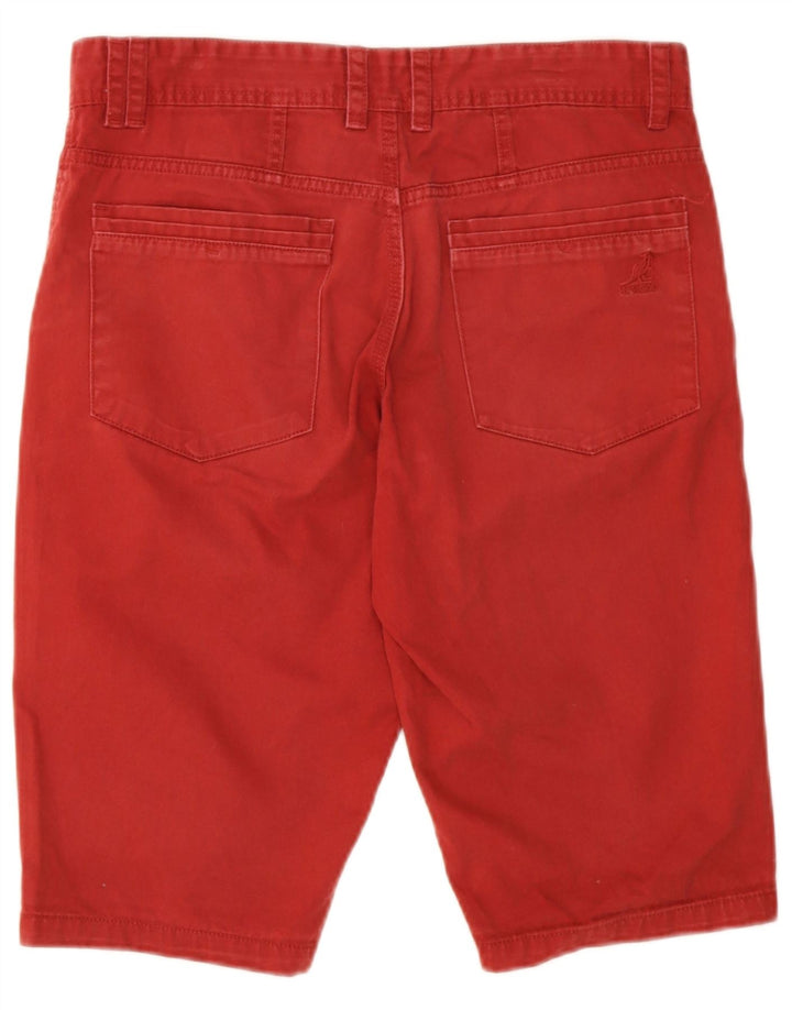 Kangol Mens Chino Shorts Small W29  Red Cotton