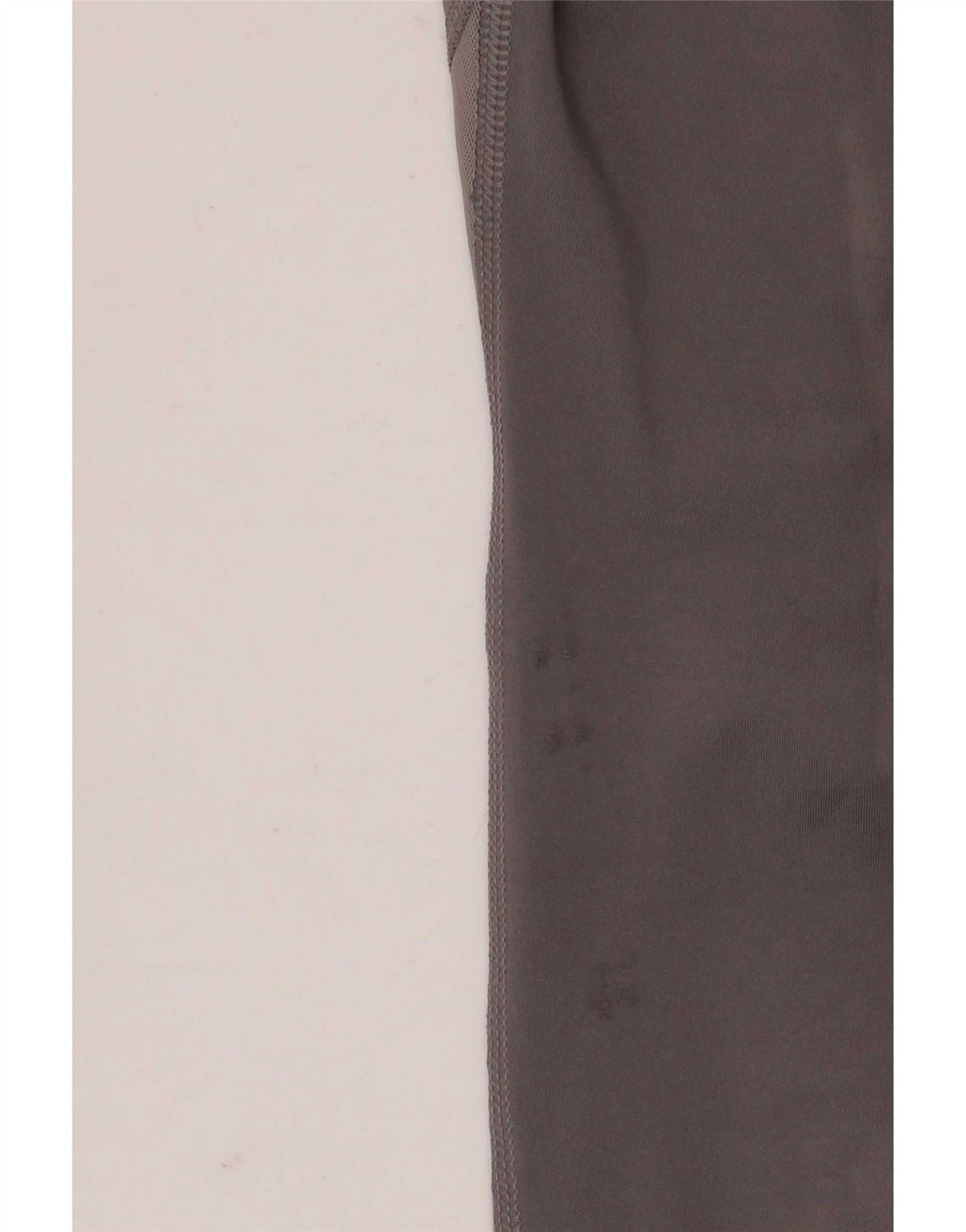 Nike Womens Dri Fit Crop Leggings UK 12 Medium  Grey Polyester