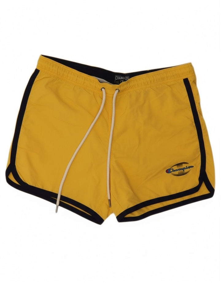 Champion Mens Swimming Shorts Medium  Yellow