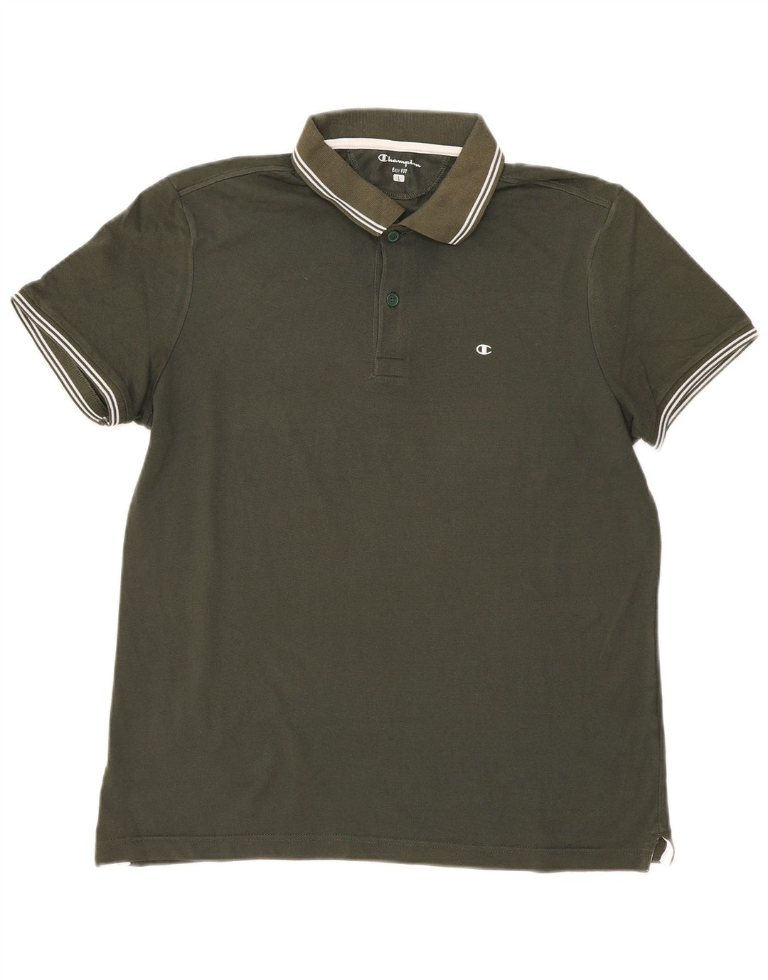Champion Mens Easy Fit Polo Shirt Large Khaki
