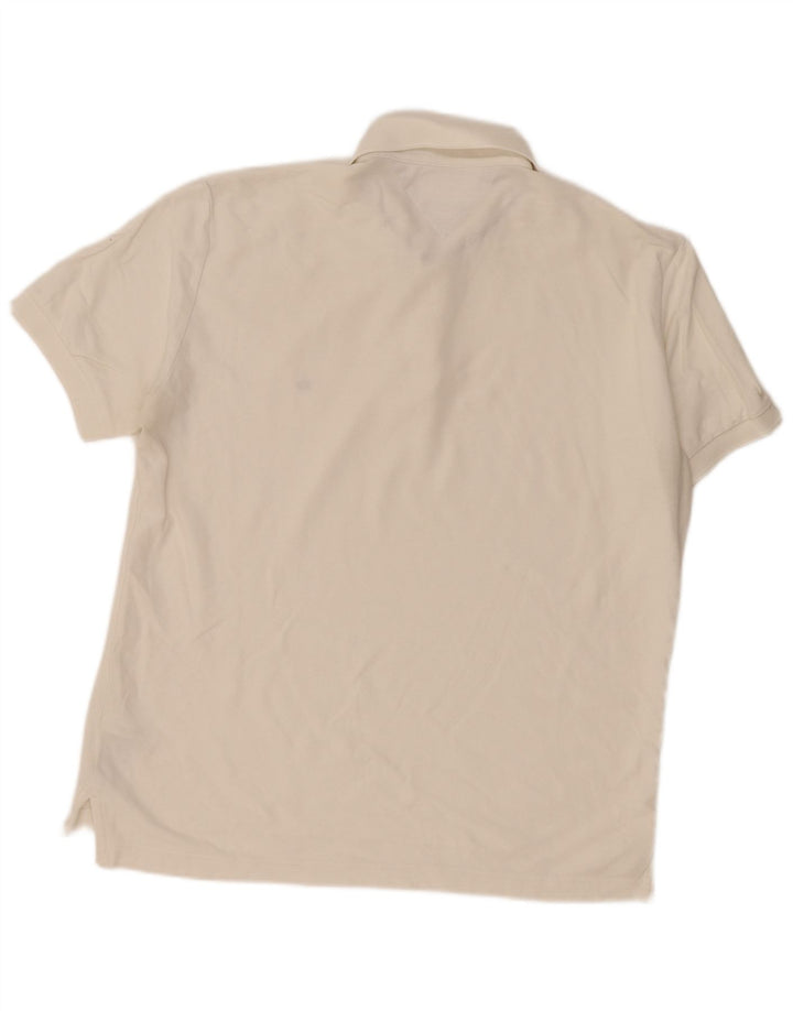 Tommy Hilfiger Mens Regular Fit Polo Shirt 2XL White Cotton