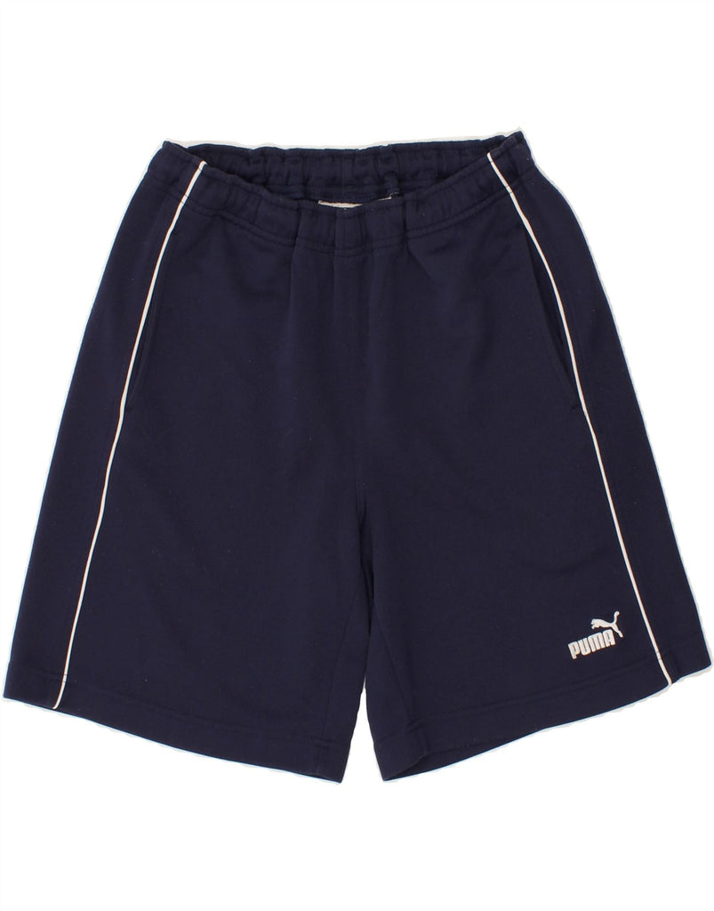 PUMA Mens Sport Shorts Small Navy Blue Vintage Puma and Second-Hand Puma from Messina Hembry 