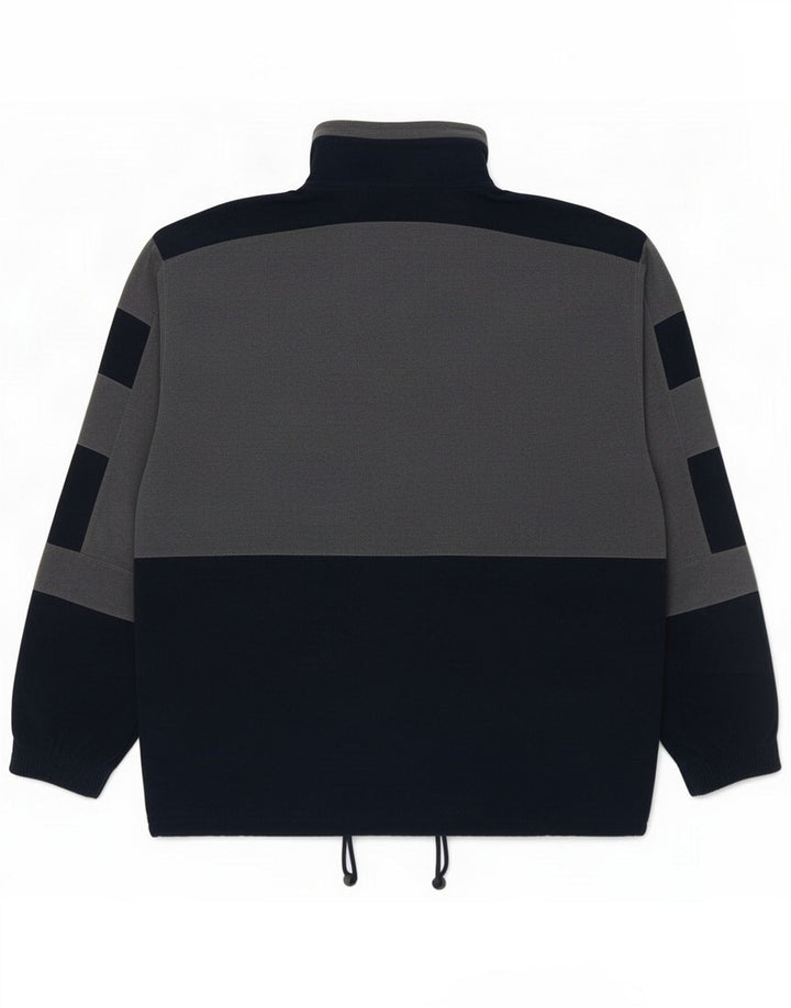 Gazelle Mens Tracksuit Top Jacket Medium Navy Blue Colourblock Polyester
