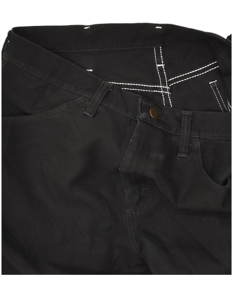WRANGLER Mens Straight Casual Trousers W32 L31 Black | Vintage Wrangler | Thrift | Second-Hand Wrangler | Used Clothing | Messina Hembry 