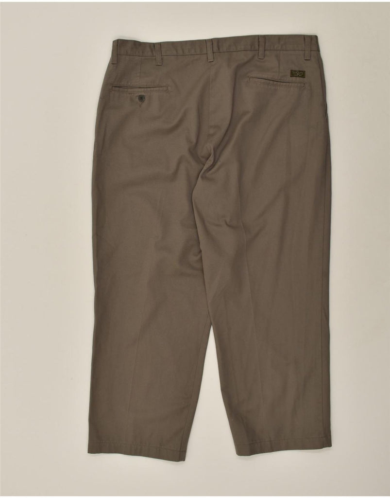 LEE Mens Straight Chino Trousers W40 L30  Brown Cotton | Vintage Lee | Thrift | Second-Hand Lee | Used Clothing | Messina Hembry 