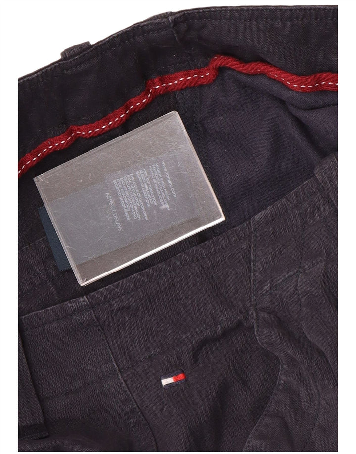 TOMMY HILFIGER Mens Cargo Shorts W32 Medium  Navy Blue Cotton