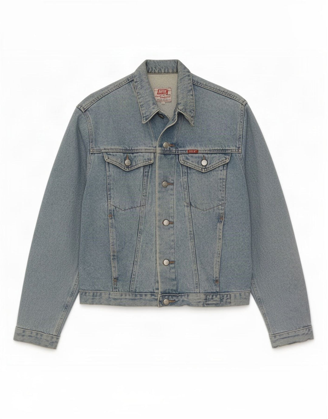 Rifle Mens Denim Jacket UK 40 Large Blue