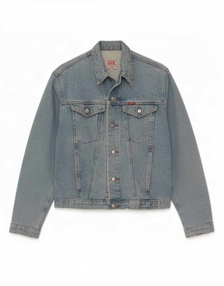 Rifle Mens Denim Jacket UK 40 Large Blue