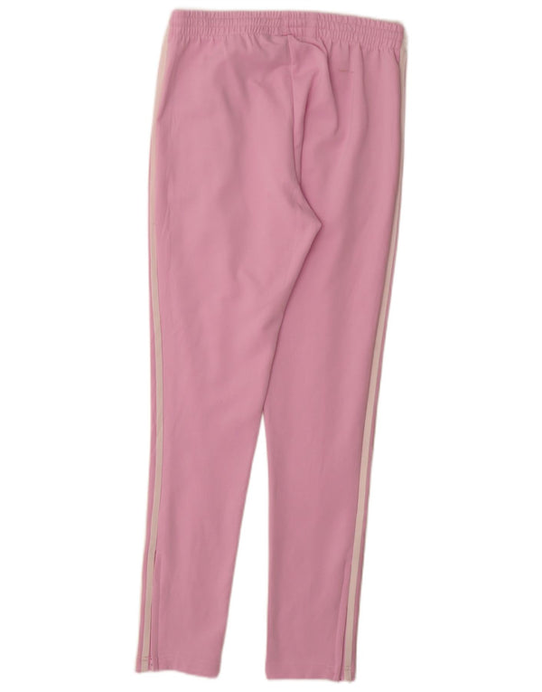 Adidas Womens Tracksuit Trousers UK 8/10 Small Pink Cotton