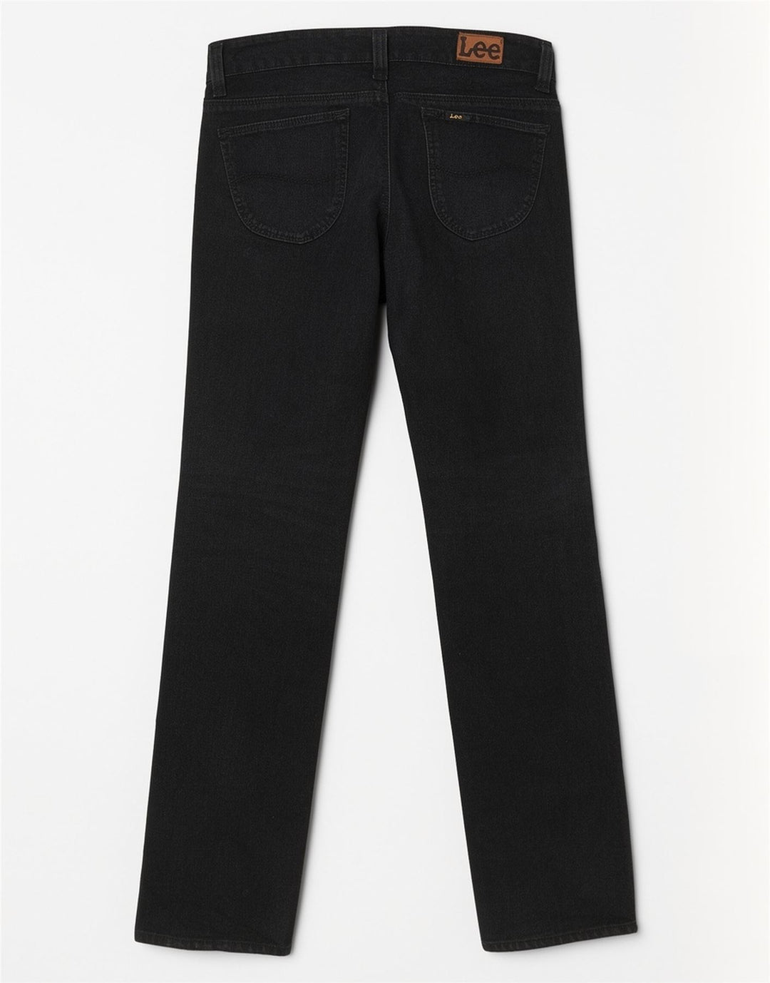 Lee Womens Straight Jeans W30 L32 Black Cotton