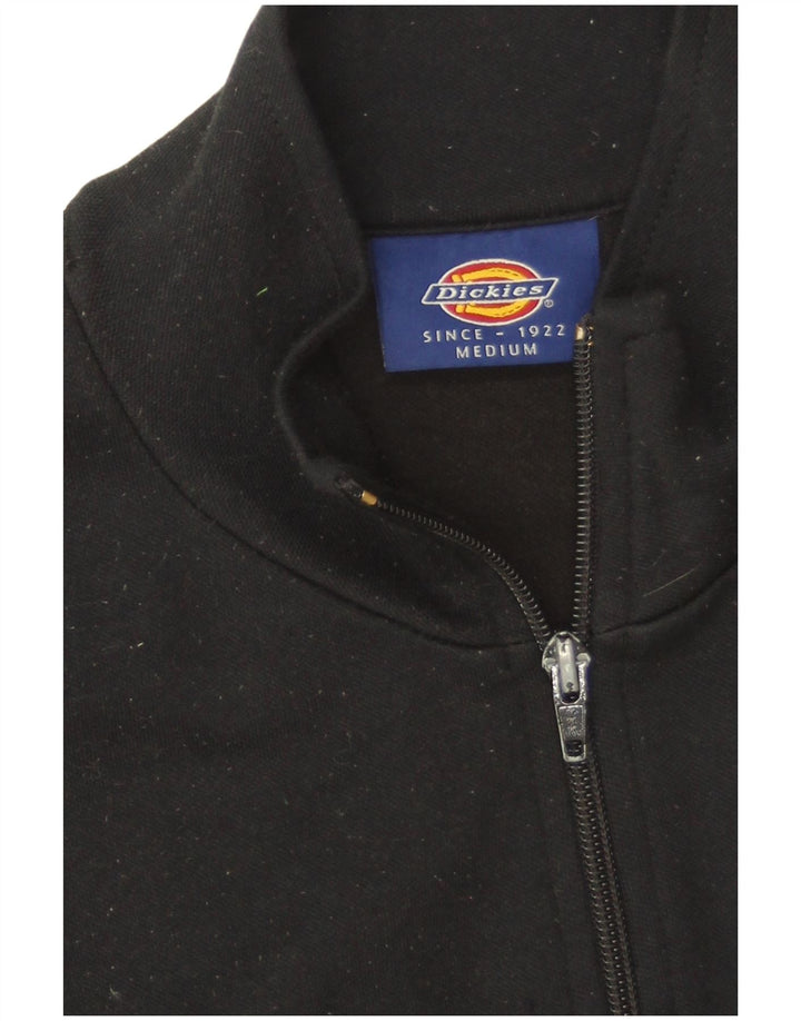 Dickies Mens Tracksuit Top Jacket Medium Black Colourblock Cotton