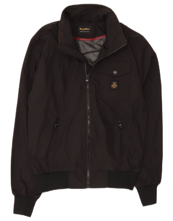 Refrigiwear Mens Bomber Jacket EU 46 Small Black Polyester