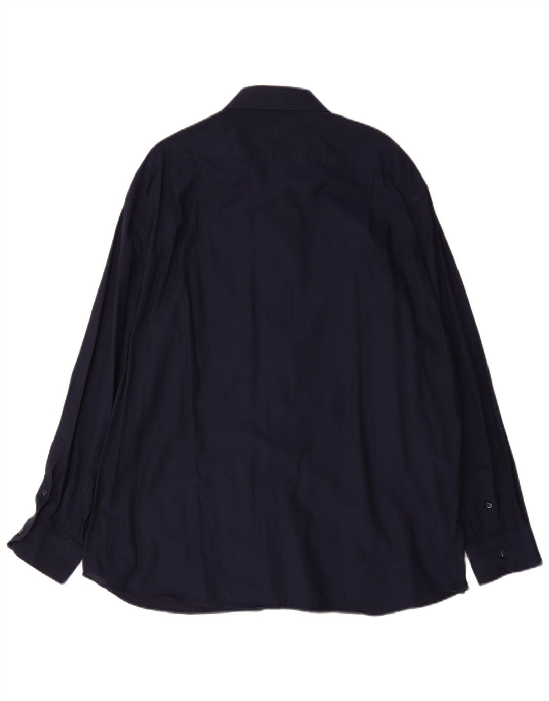 Roccobarocco Mens Shirt Size 48 2XL Navy Blue Cotton