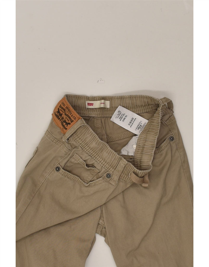 LEVI'S Boys Joggers Casual Trousers 7-8 Years W22 L20 Beige Cotton | Vintage Levi's | Thrift | Second-Hand Levi's | Used Clothing | Messina Hembry 