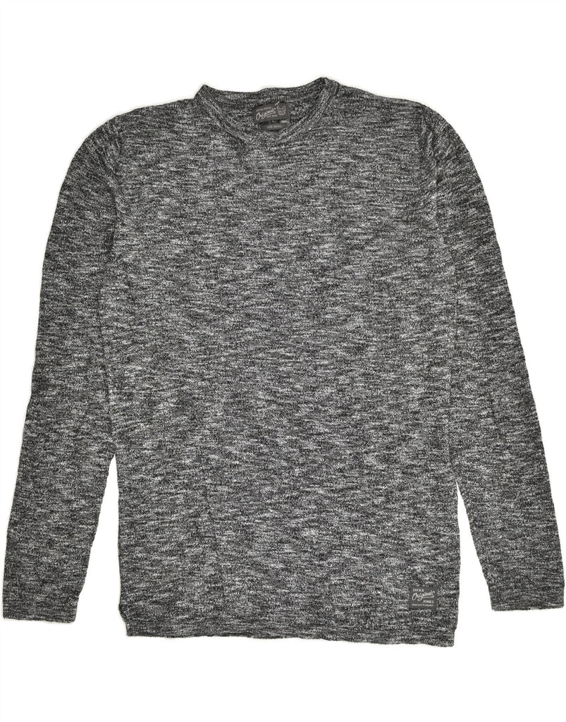 JACK & JONES Mens Crew Neck Jumper Sweater Small Grey Cotton | Vintage Jack & Jones | Thrift | Second-Hand Jack & Jones | Used Clothing | Messina Hembry 