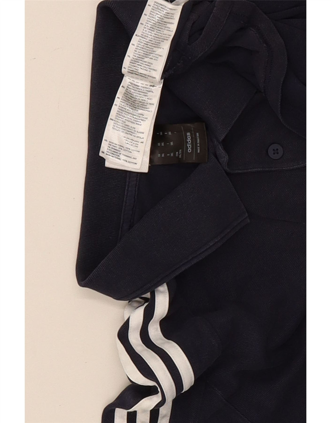 Adidas Mens Polo Shirt 3XL Navy Blue Cotton