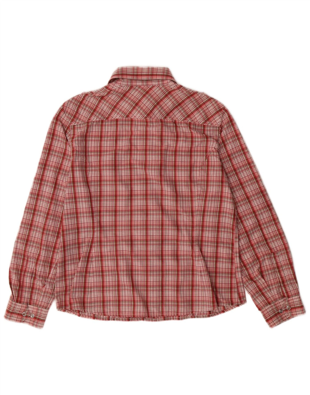 Schoffel Womens Slim Fit Shirt UK 14 Medium Red Check Polyamide