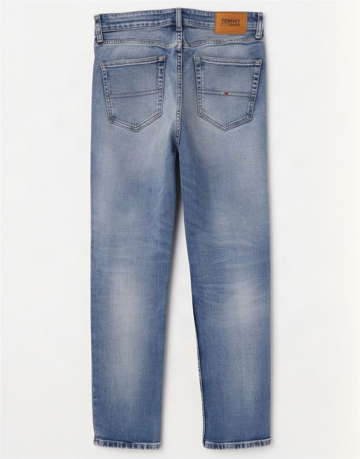 Tommy Hilfiger Mens Slim Jeans W31 L27 Blue Cotton