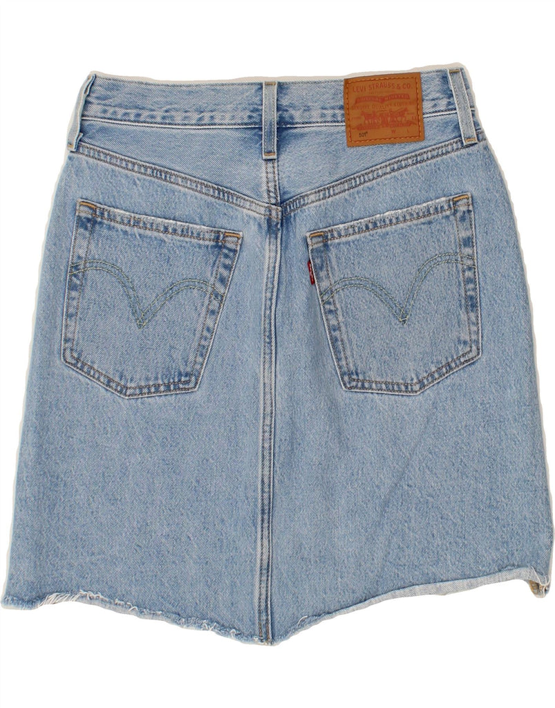 LEVI'S Womens 501 Denim Skirt W26 Small Blue Cotton Vintage Levi's and Second-Hand Levi's from Messina Hembry 