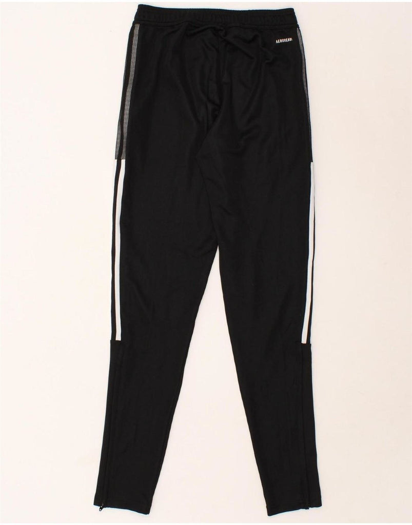 ADIDAS Mens Aeroready Tracksuit Trousers XS Black Polyester Vintage Adidas and Second-Hand Adidas from Messina Hembry 