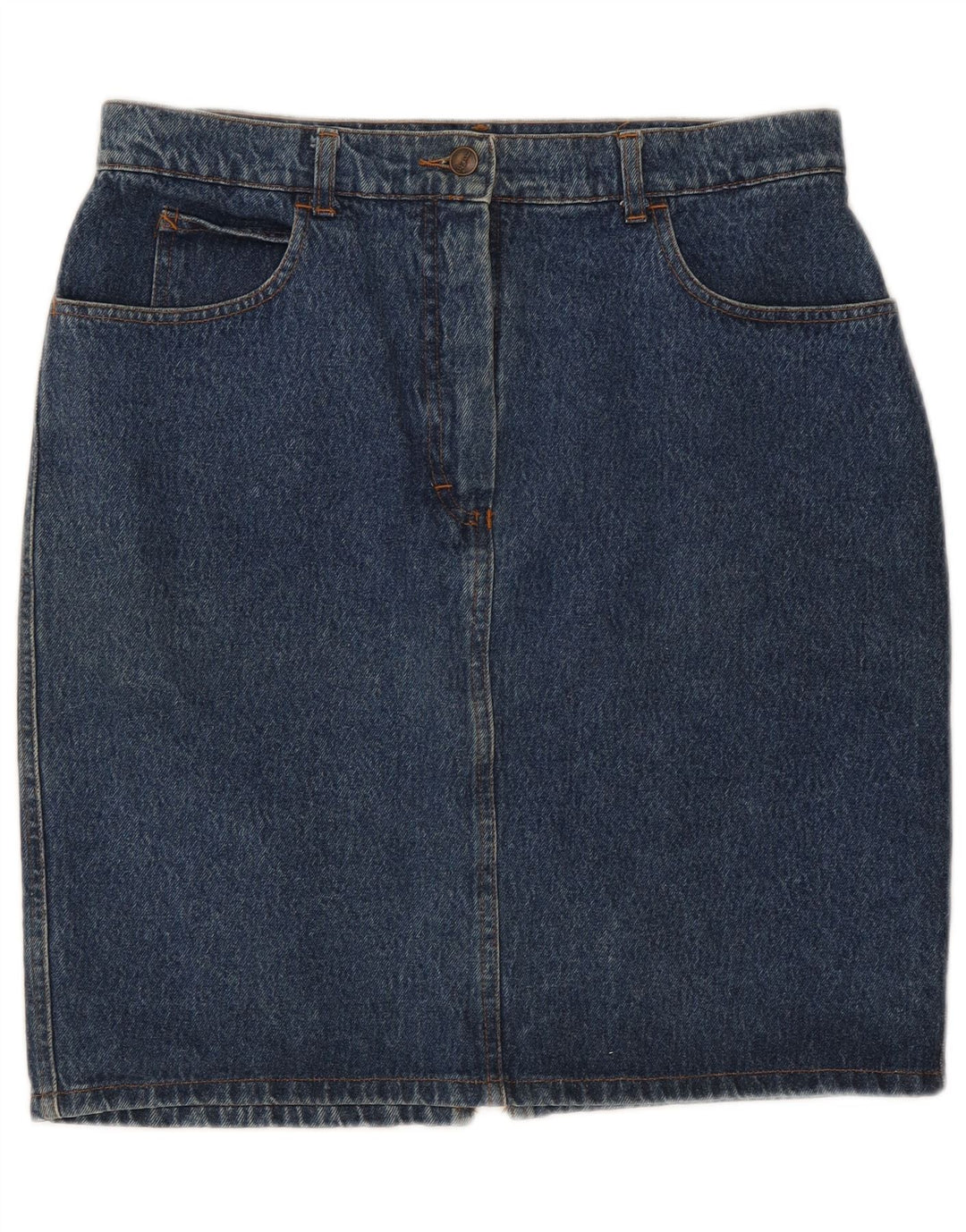 Vintage Womens Denim Skirt  W32 Large Blue