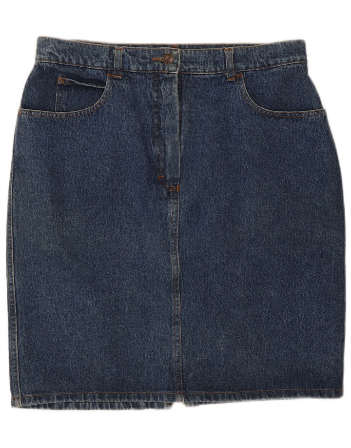 Vintage Womens Denim Skirt  W32 Large Blue