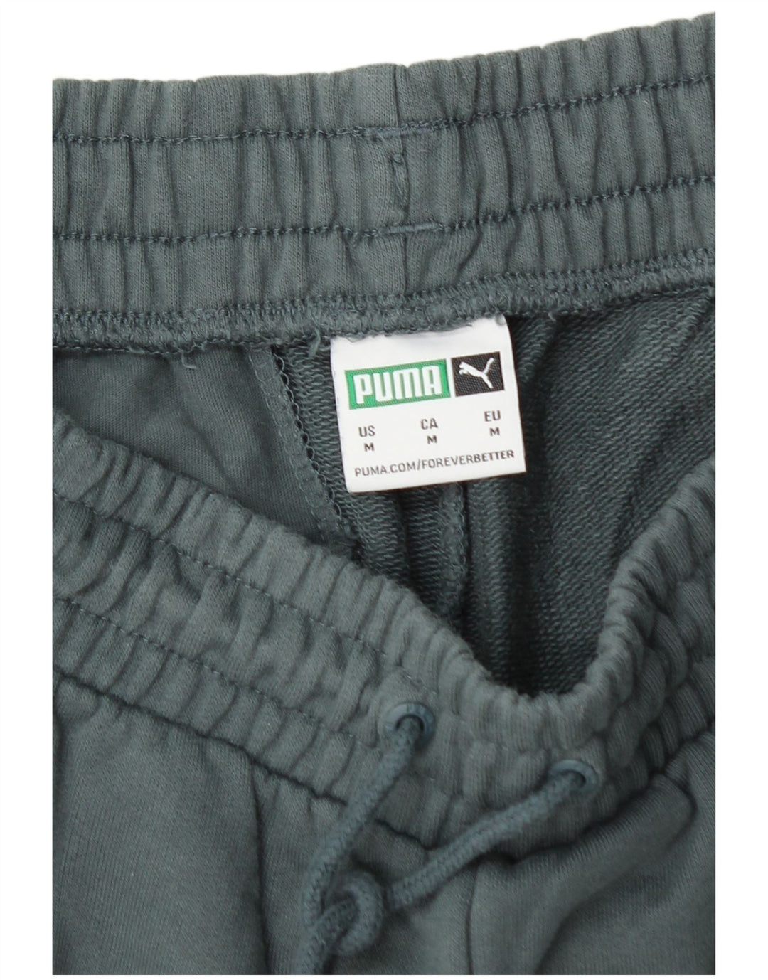 PUMA Mens Sport Shorts Medium  Green Cotton